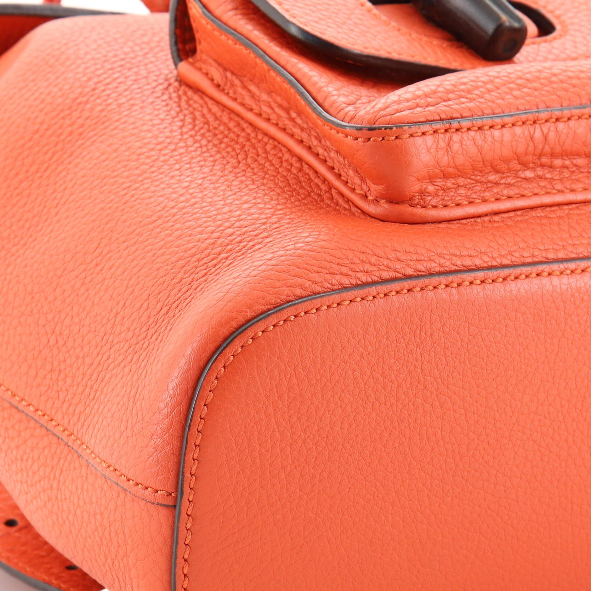 Women's or Men's Gucci Bamboo Tassel Backpack Leather Mini