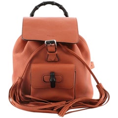 Gucci Bamboo Tassel Backpack Leather Mini