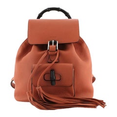 Gucci Bamboo Tassel Backpack Leather Mini