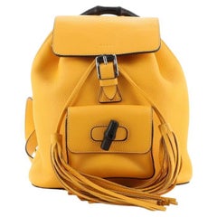 Gucci Bamboo Tassel Backpack Leather Mini