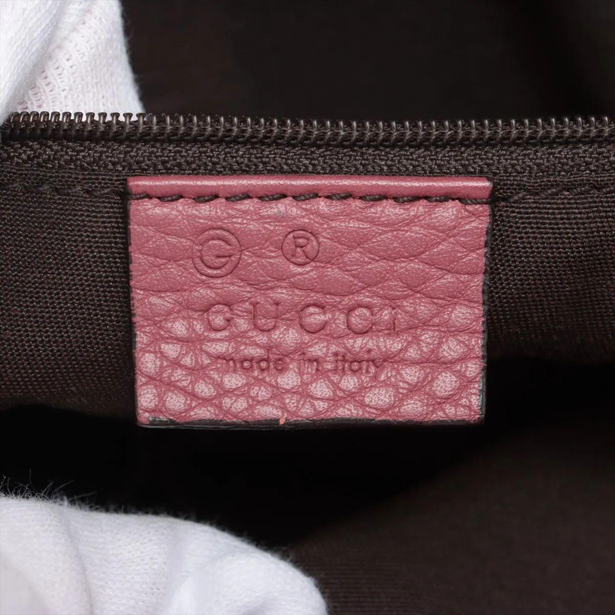 Gucci Bamboo Tassel Borsa in pelle a due vie Rosa in vendita 9