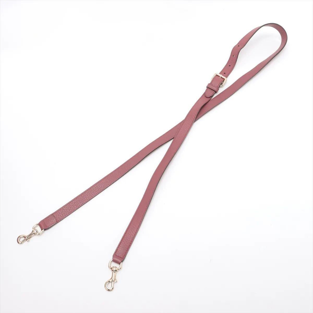 Gucci Bamboo Tassel Borsa in pelle a due vie Rosa in vendita 4