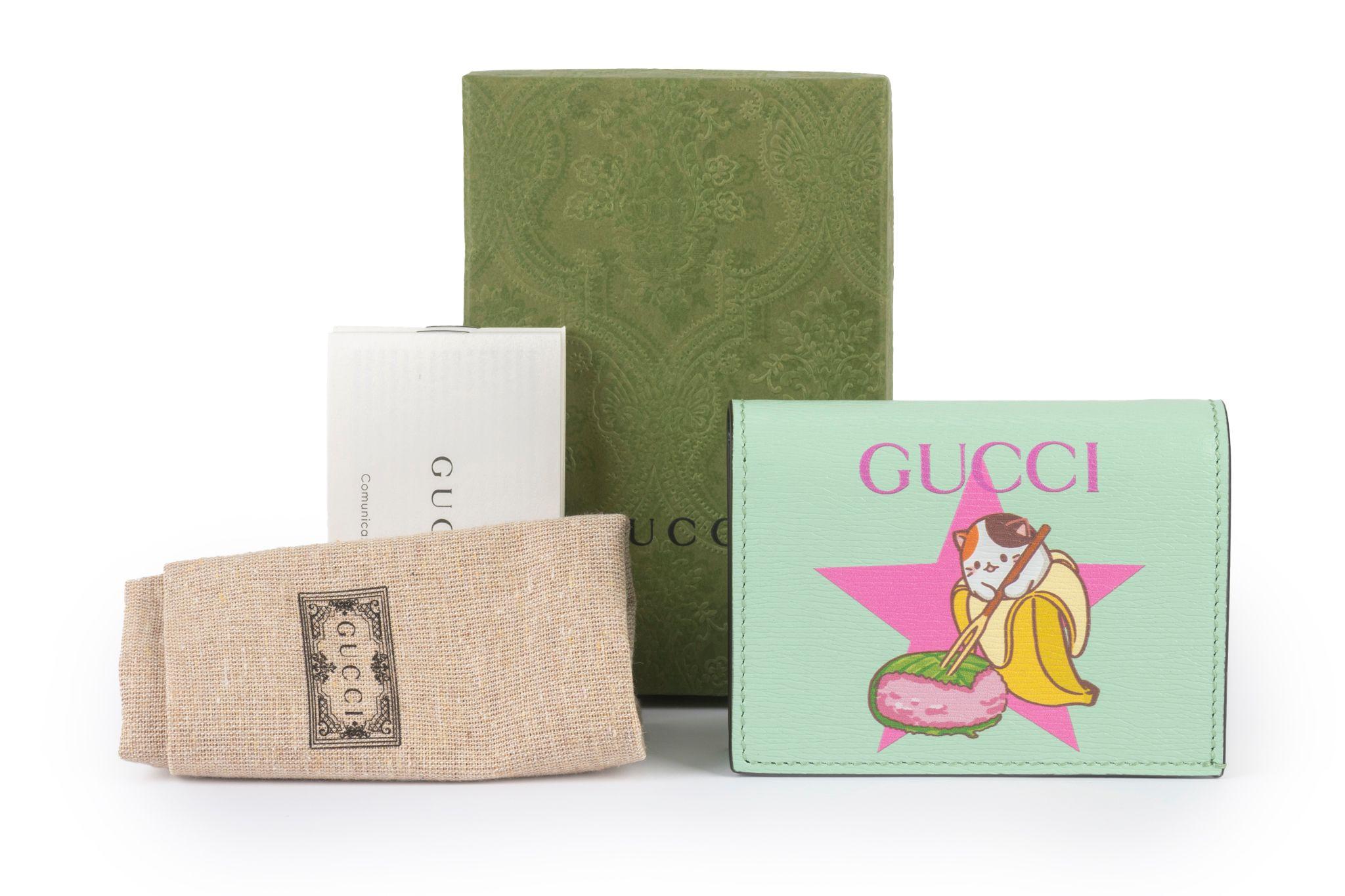 Portefeuille Gucci Bananya Sakuramochi en vente 1