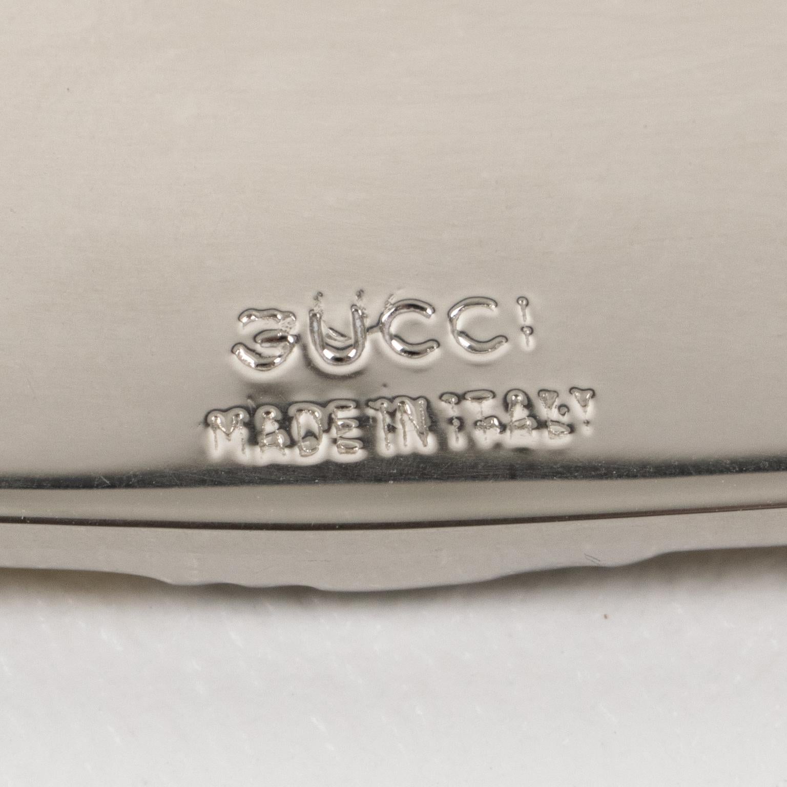 Bandeja de plata Gucci Barware, circa 1980 en venta 1