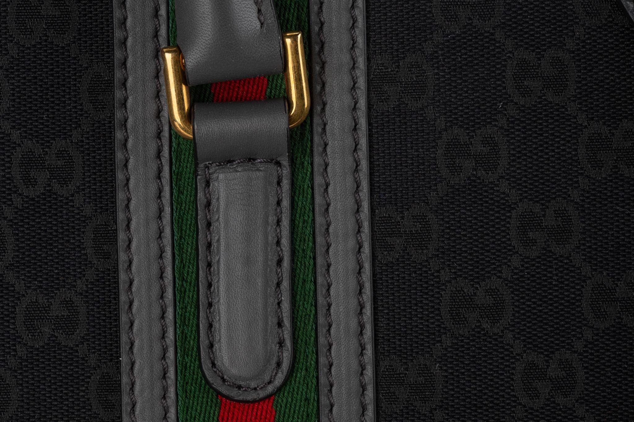 Gucci Bauletto GG Monogram XL Duffle Bag For Sale 5