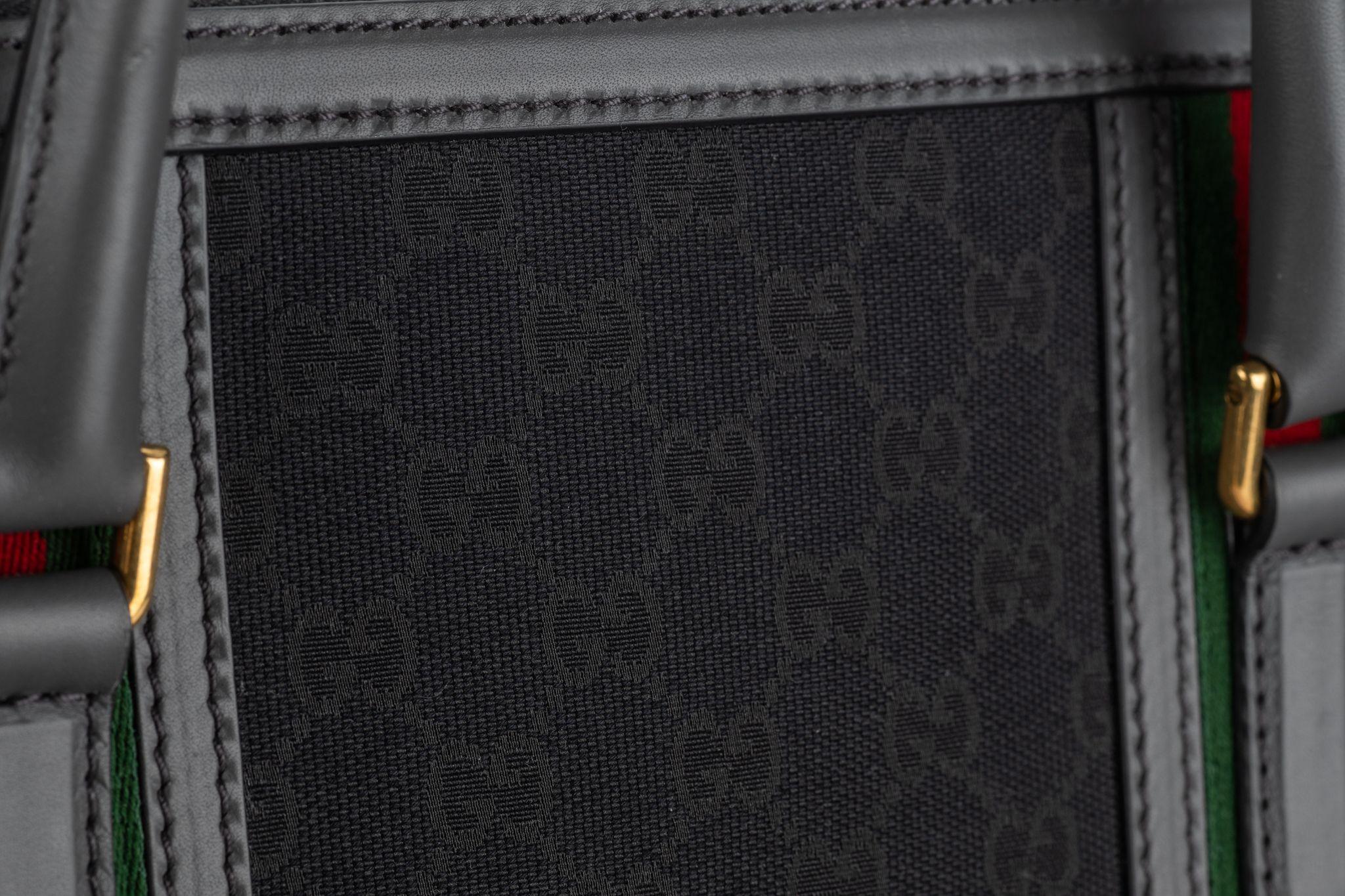 Gucci Bauletto GG Monogram XL Duffle Bag For Sale 6