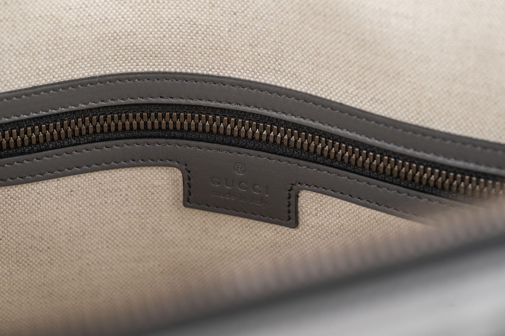 Gucci Bauletto GG Monogram XL Duffle Bag For Sale 8