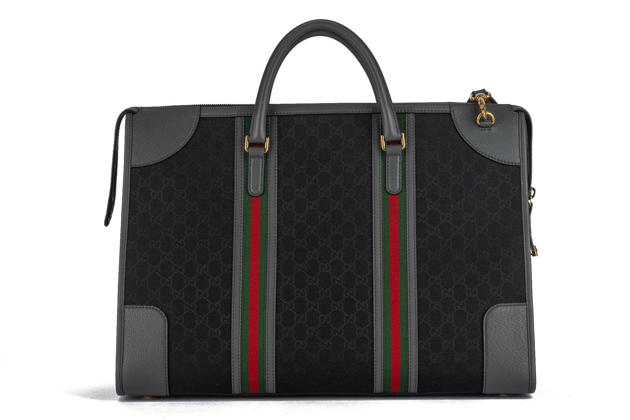 Gucci Bauletto GG Monogram XL Duffle Bag In New Condition For Sale In West Hollywood, CA