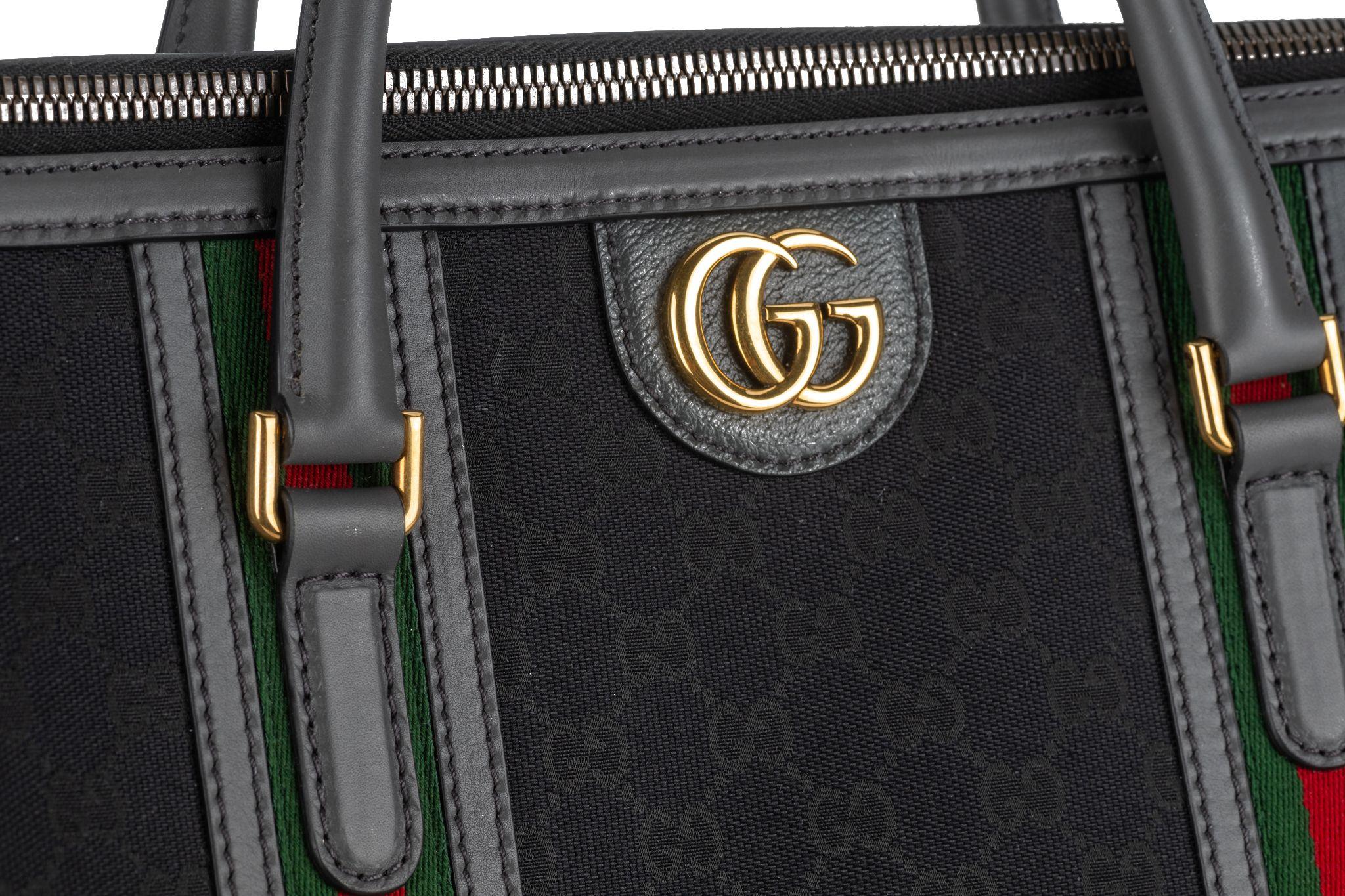 Gucci Bauletto GG Monogram XL Duffle Bag For Sale 1