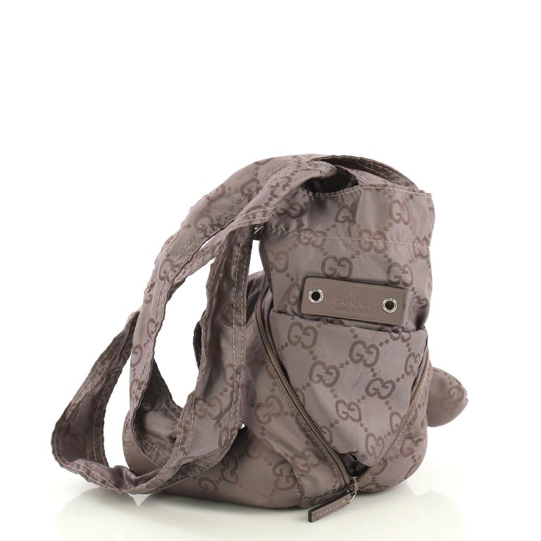 Gucci Bear Charm Tote Guccissima Nylon Large at 1stDibs  display picture 3