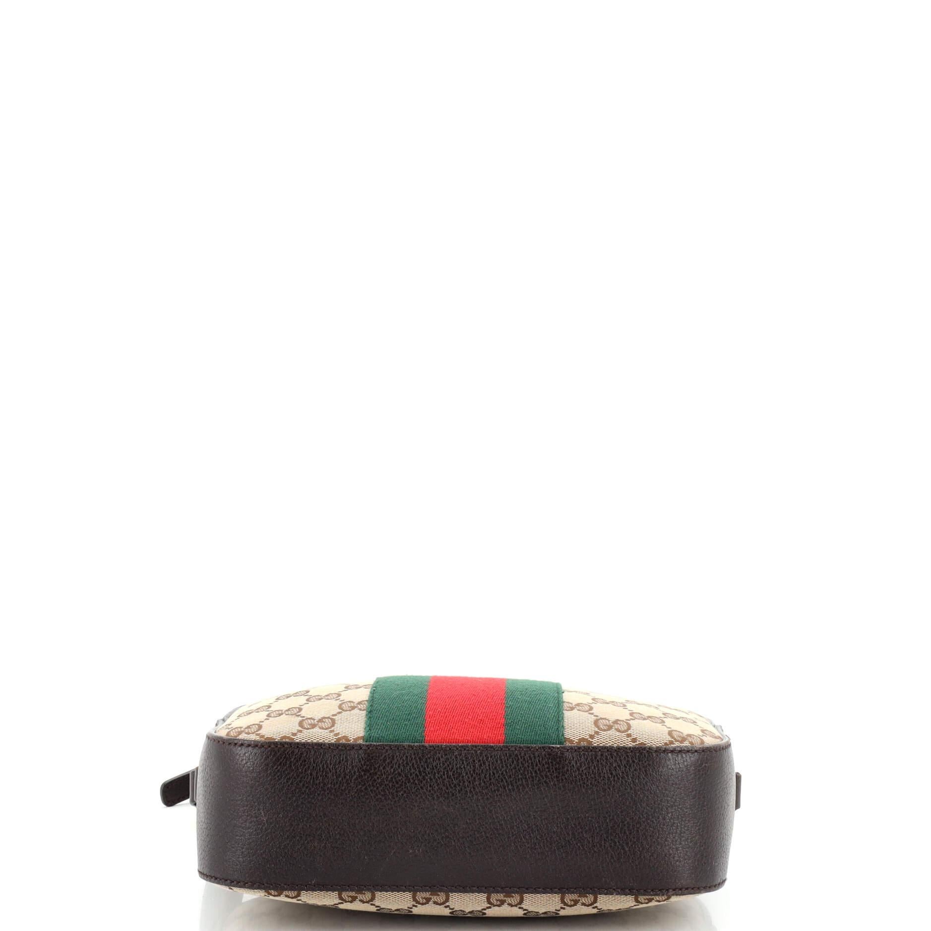Women's or Men's Gucci Bee Web Camera Bag GG Canvas For Sale