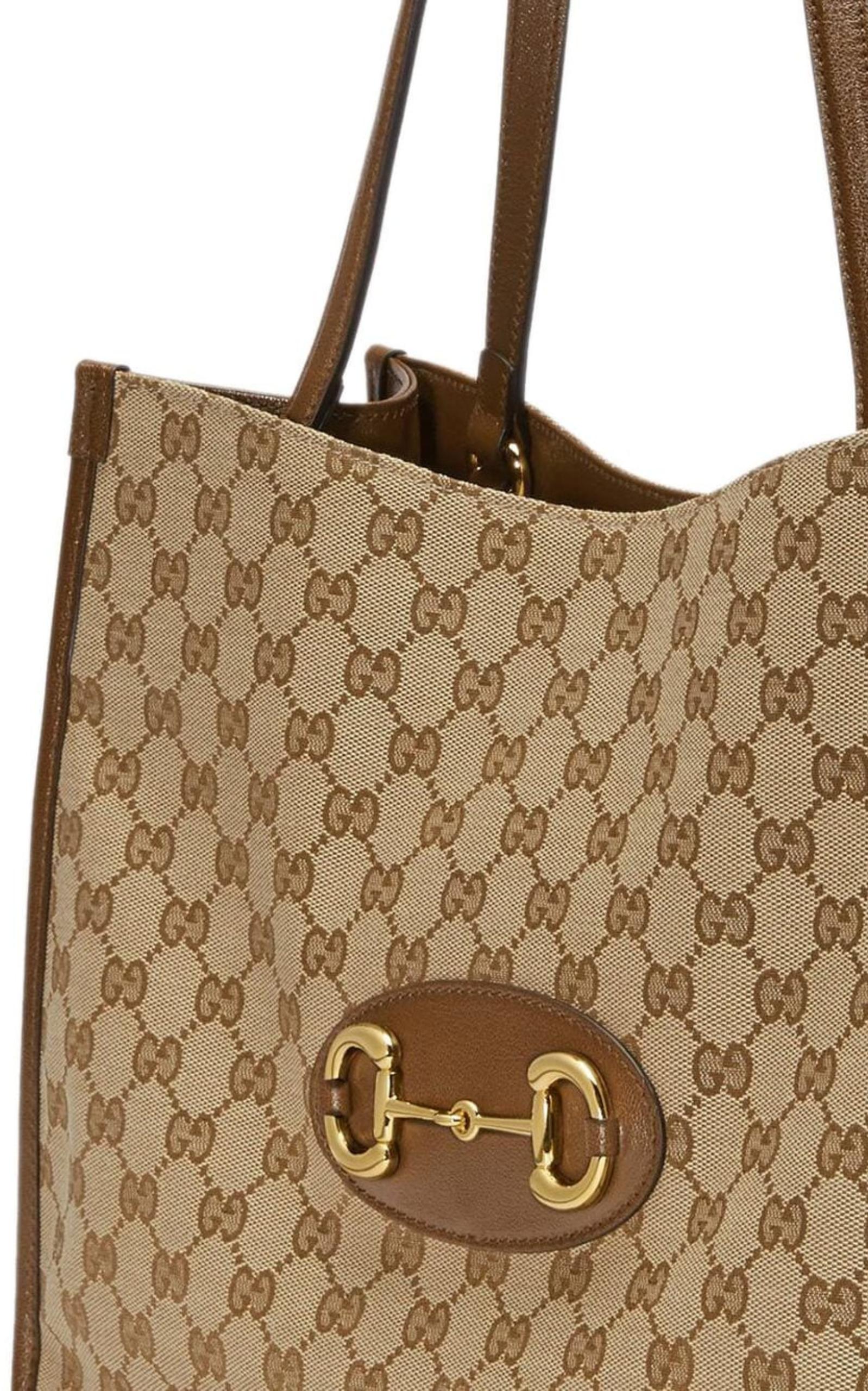 NEU Gucci Horsebit Medium Tragetasche in Beige 1955 Horsebit Medium - Importsteuern inbegriffen im Angebot 1