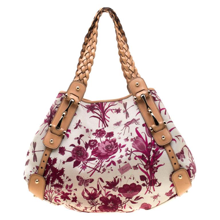 gucci bag pink flowers