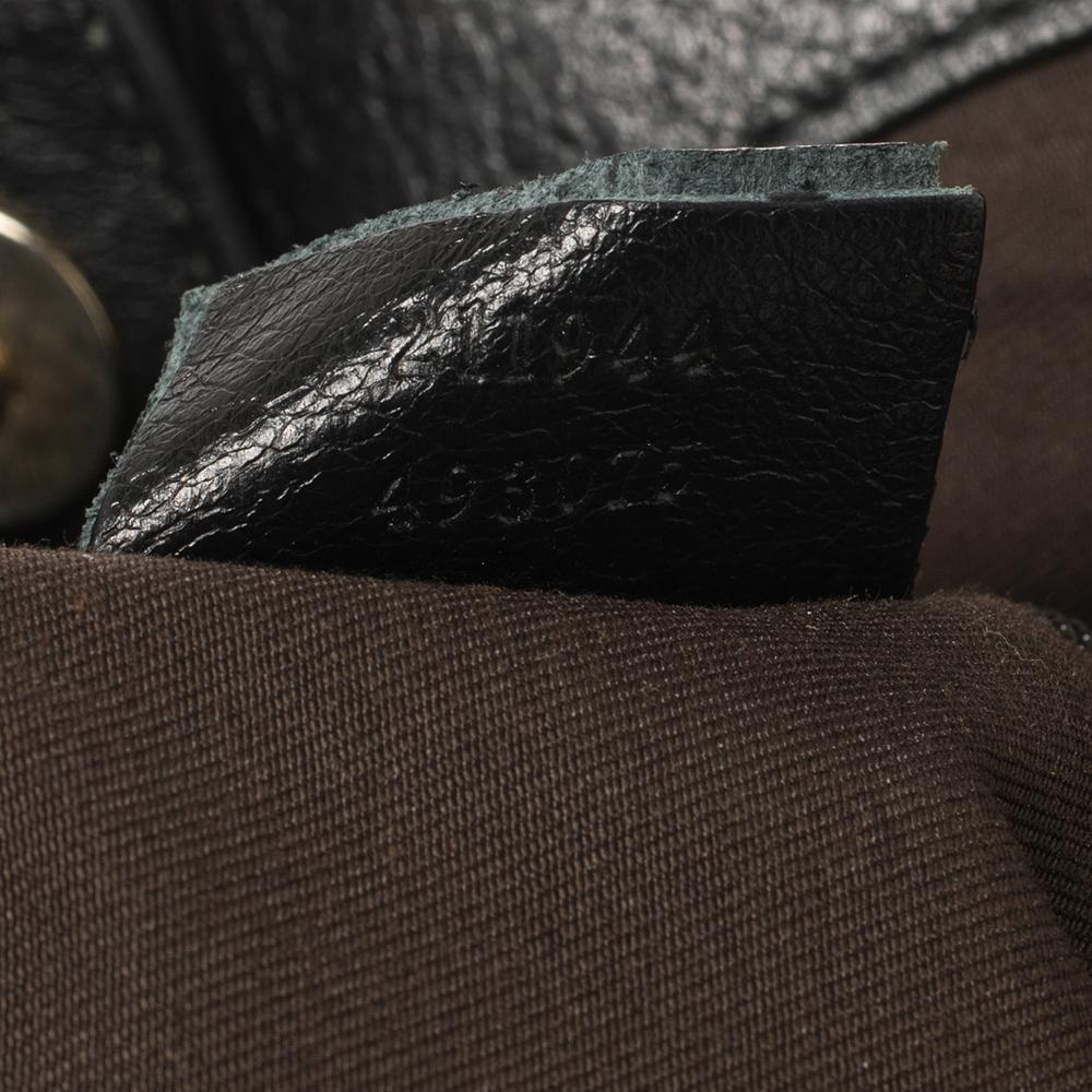 Gucci Beige/Black GG Canvas and Leather Medium Sukey Tote 5