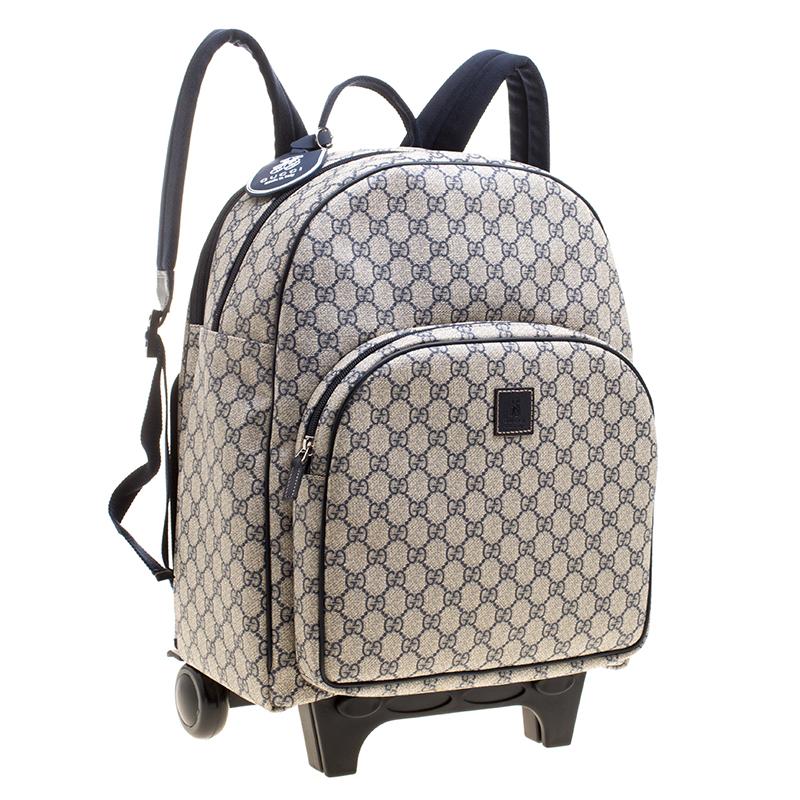 gucci beige gg supreme backpack