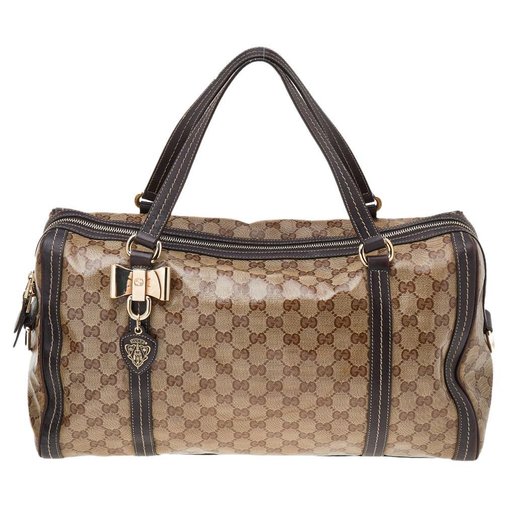 Brown KIDS Gucci Duchessa Leather Handbag Bag, RvceShops Revival