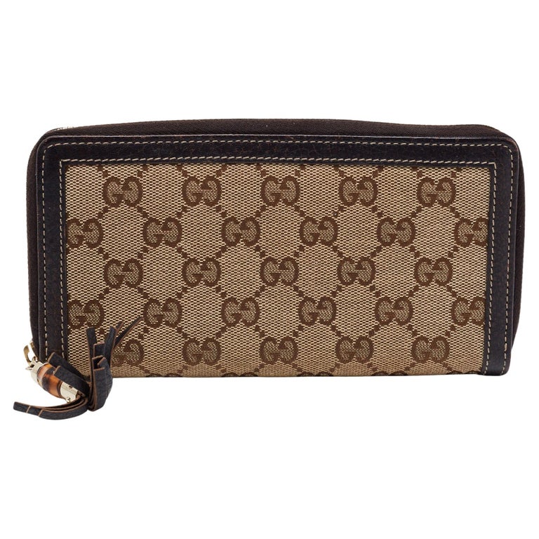 Gucci Brown GG Canvas Fanny Pack Belt Bag at 1stDibs