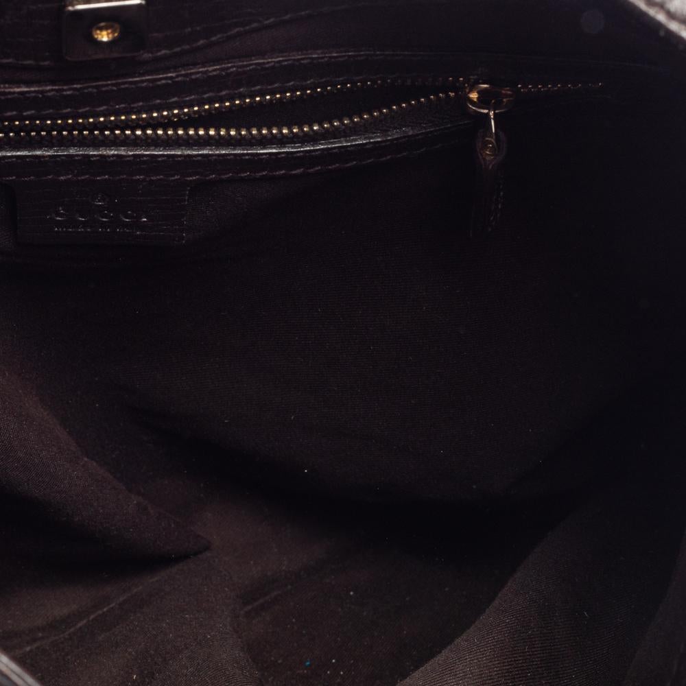 Gucci Beige/Brown GG Canvas and Leather Hasler Hobo 4