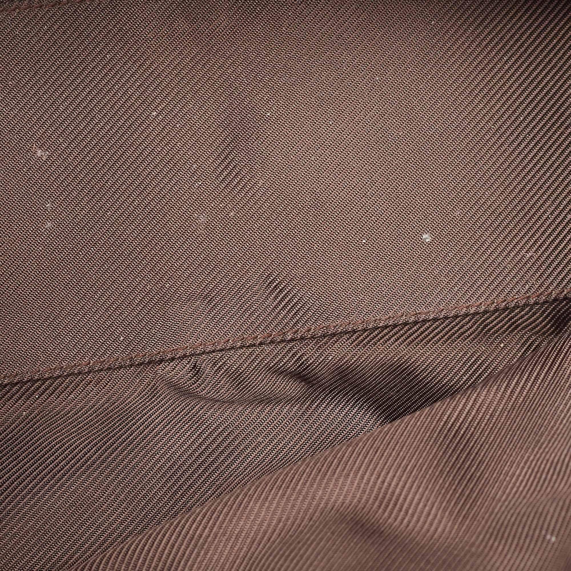 Gucci Beige/Brown GG Canvas and Leather Jackie Bardot Hobo 4