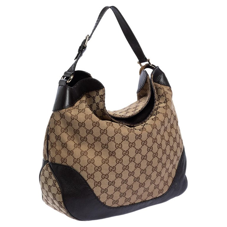 hooi Formuleren beetje Gucci Beige/Brown GG Canvas and Leather Medium Charlotte Hobo at 1stDibs | gucci  charlotte hobo bag, gucci charlotte