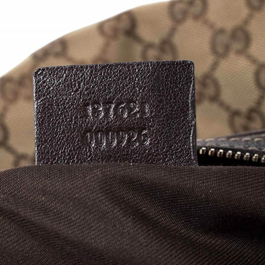 Gucci Beige/Brown GG Canvas and Leather Medium Pelham Shoulder Bag 4
