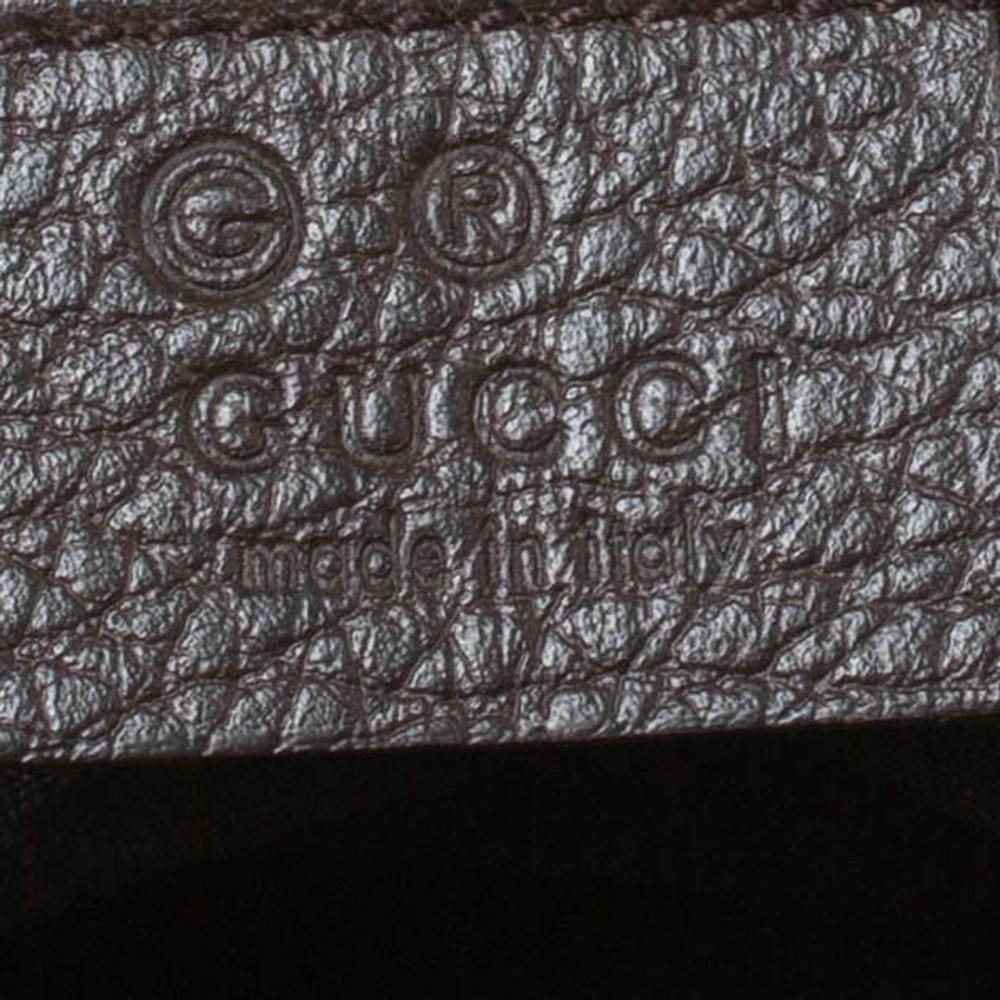 Gucci Beige/Brown GG Canvas and Leather Medium Sukey Boston 3