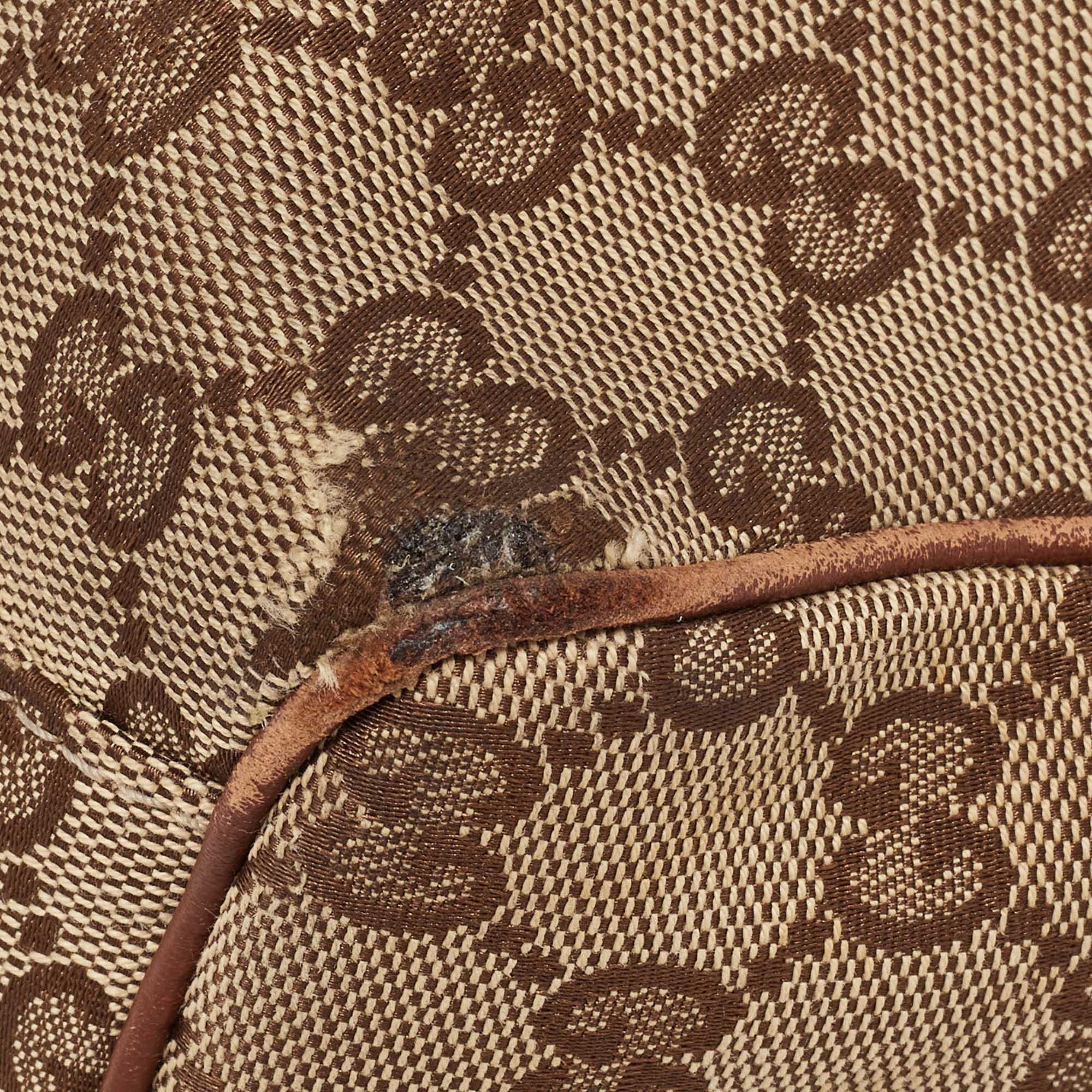 Gucci Beige/Brown GG Canvas and Leather Medium Sukey Tote 2