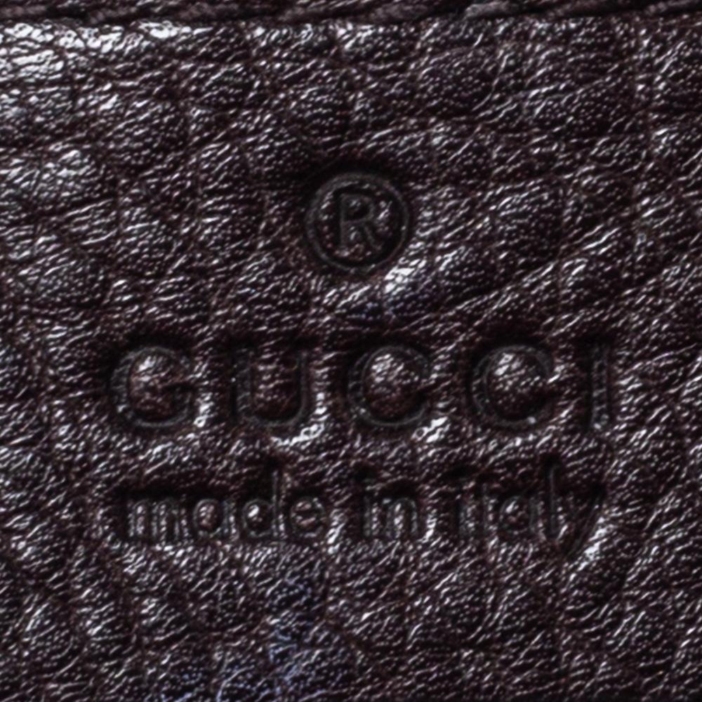 Gucci Beige/Brown GG Canvas and Leather Medium Supreme Web Dressage Tote For Sale 2