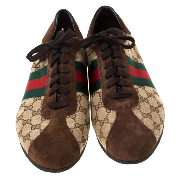 Gucci Beige GG Canvas Slip On Sneaker — BLOGGER ARMOIRE