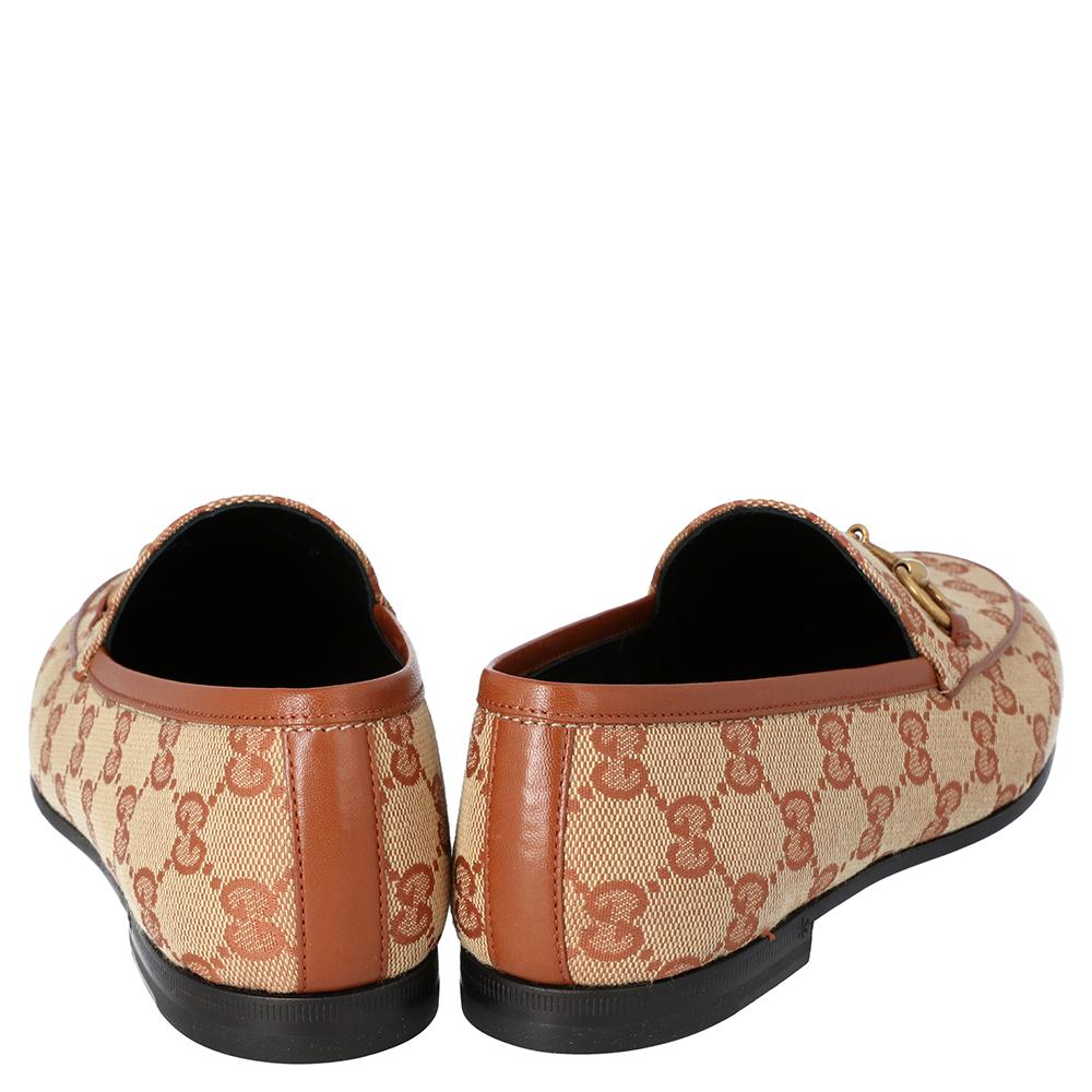 beige gucci loafers
