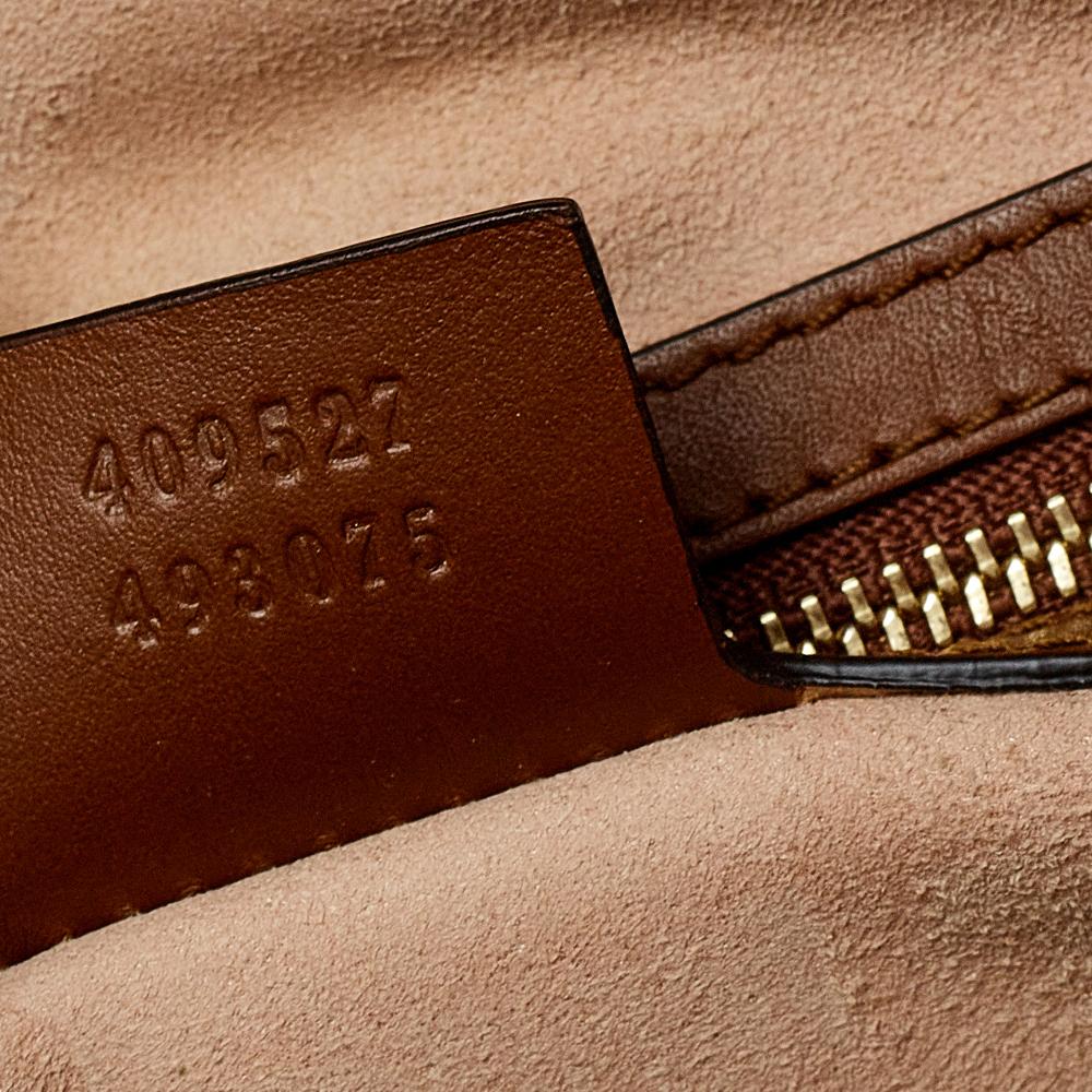 Gucci Beige/Brown GG Supreme Canvas and Leather Limited Edition Boston Bag In Good Condition In Dubai, Al Qouz 2