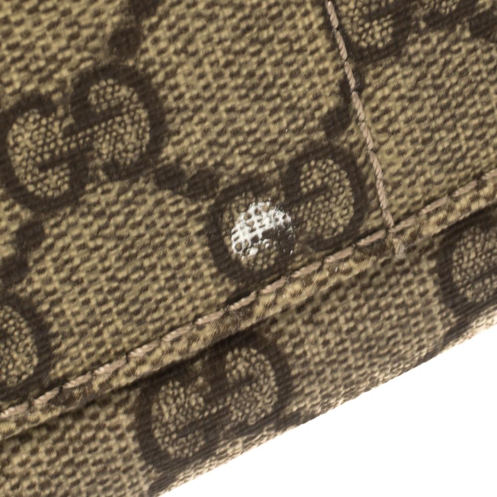 Women's Gucci Beige/Brown GG Supreme Canvas Messenger Bag