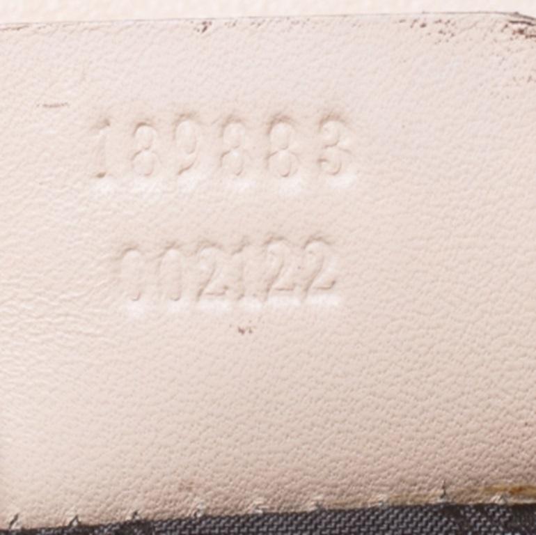 Beige Gucci, borsa Queen grande in pitone e pelle beige/marrone in vendita