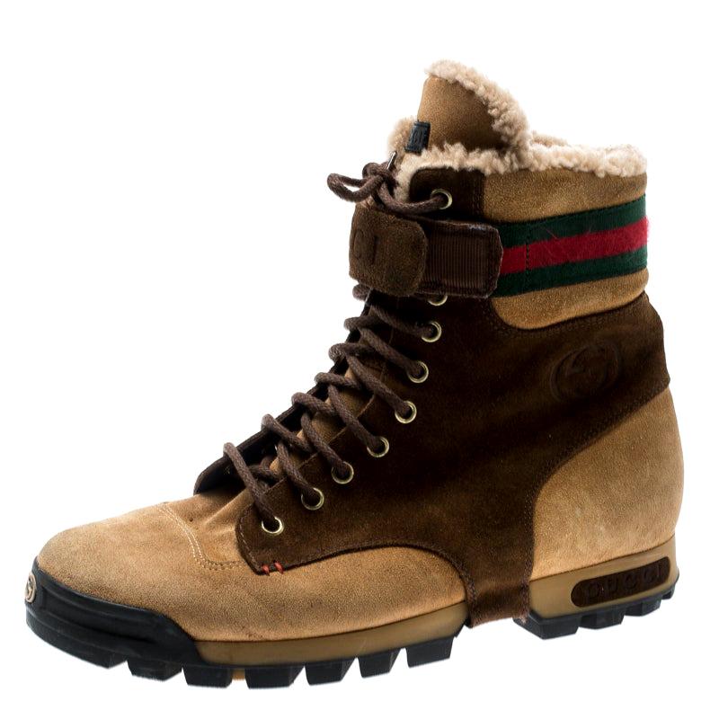 gucci combat boots