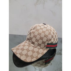 Gorra de béisbol GUCCI Beige Canvas Sherry  Talla M