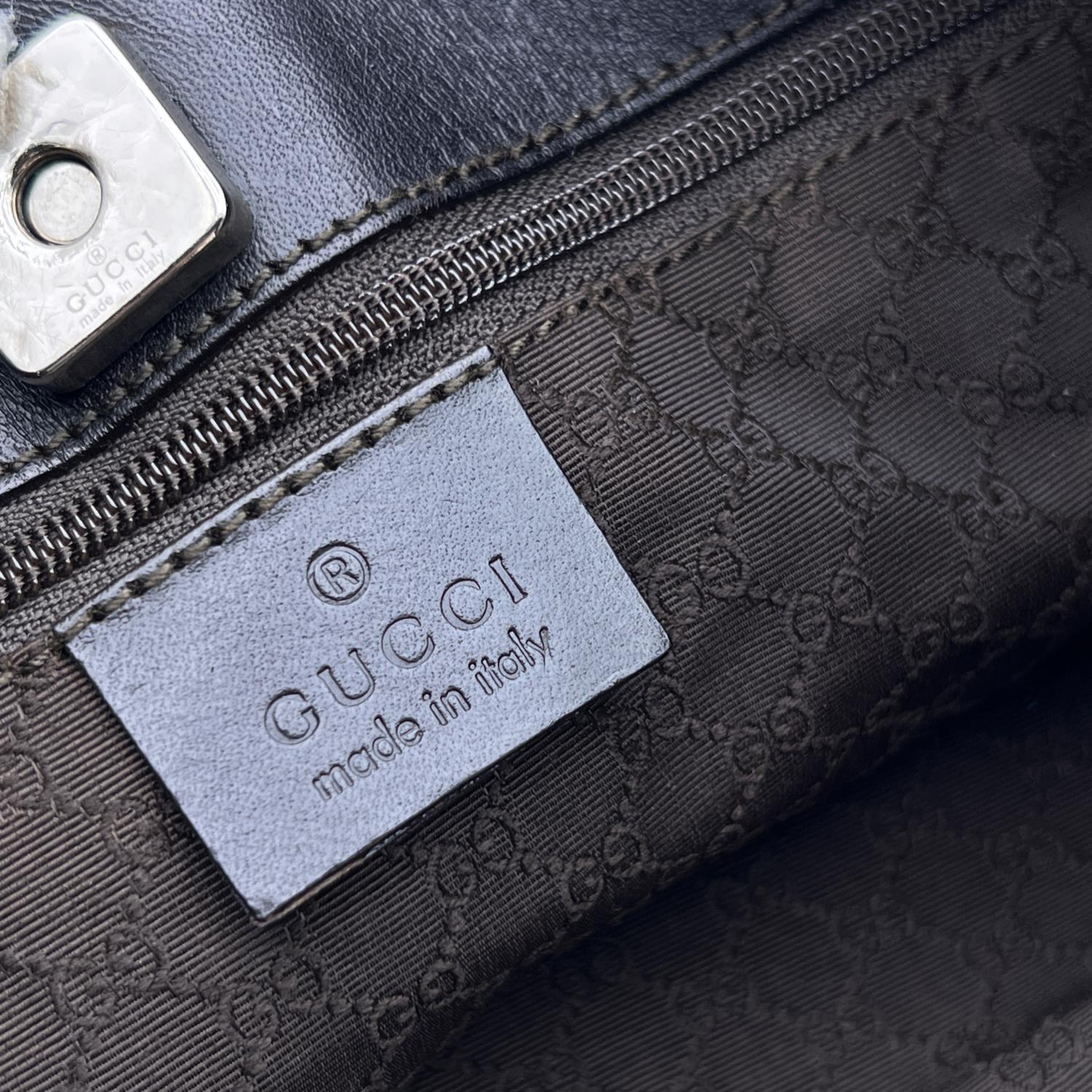 Women's Gucci Beige Canvas Tote Shoulder Bag with Web Shoulder Strap