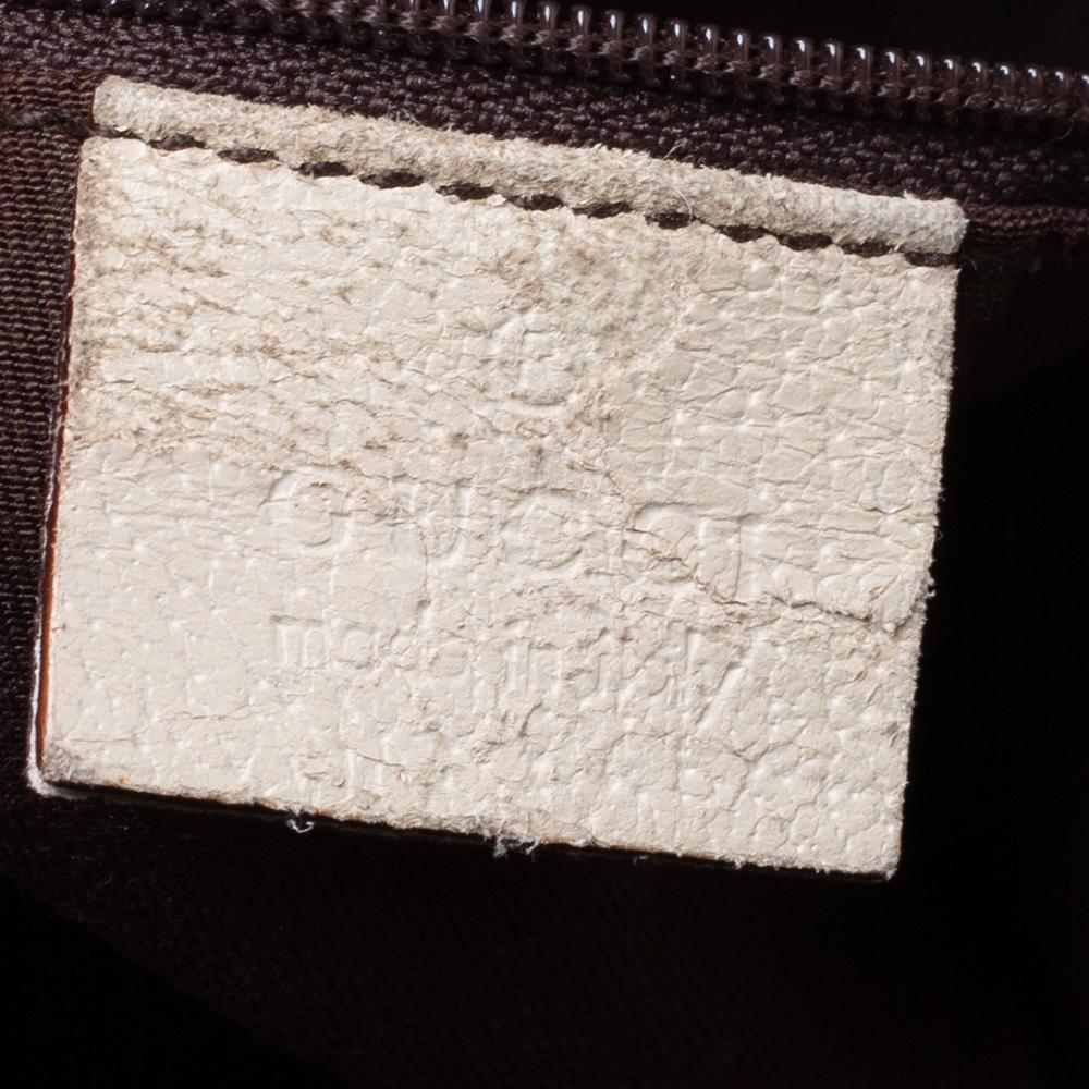 Gucci Beige/Cream GG Canvas and Leather Medium Abbey Shoulder Bag 5