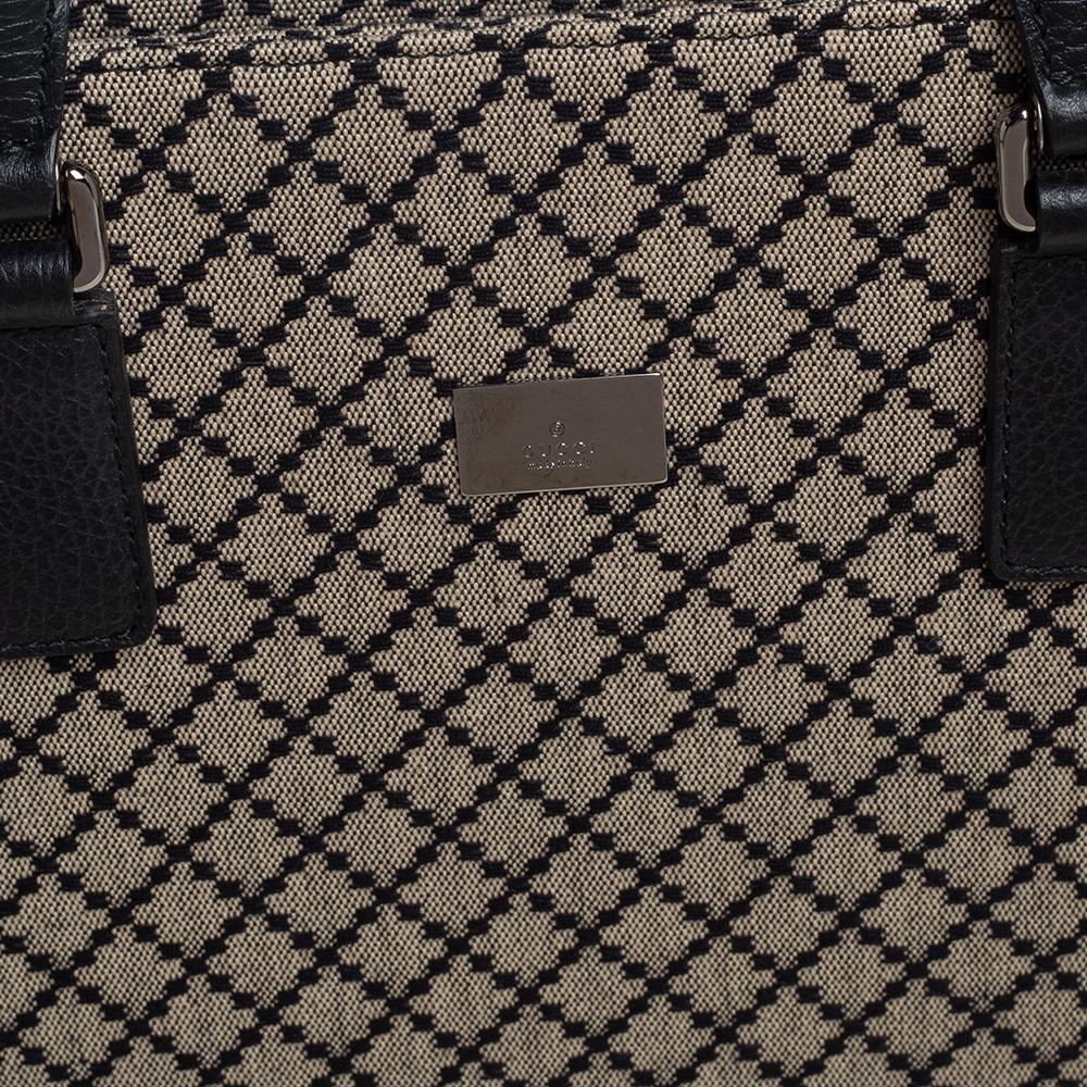 Gucci Beige Diamante Canvas Tote 2