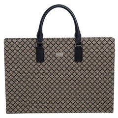 Gucci Beige Diamante Canvas Tote