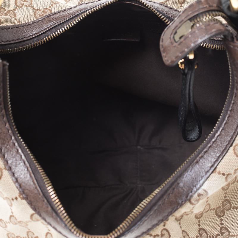 Gucci Beige/Ebony GG Canvas Medium Pelham Hobo 1