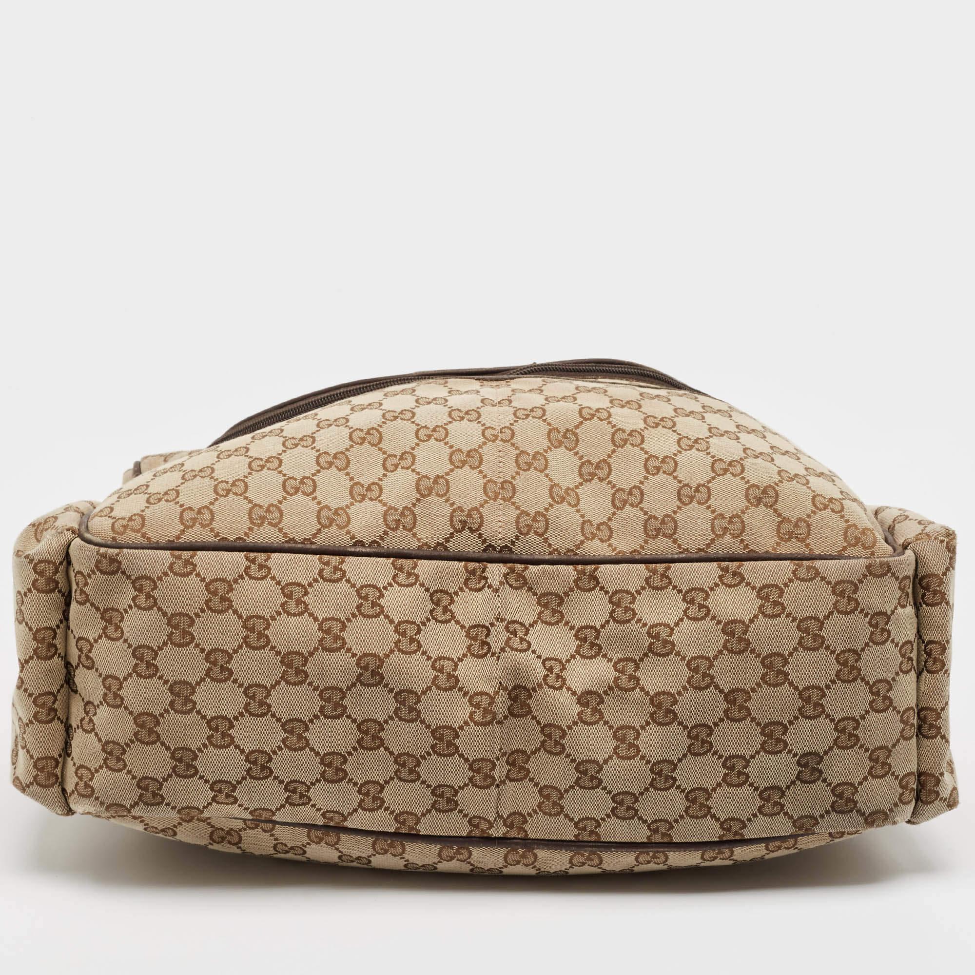 Gucci Beige/Ebony GG Canvas Original Baby Changing Bag 4