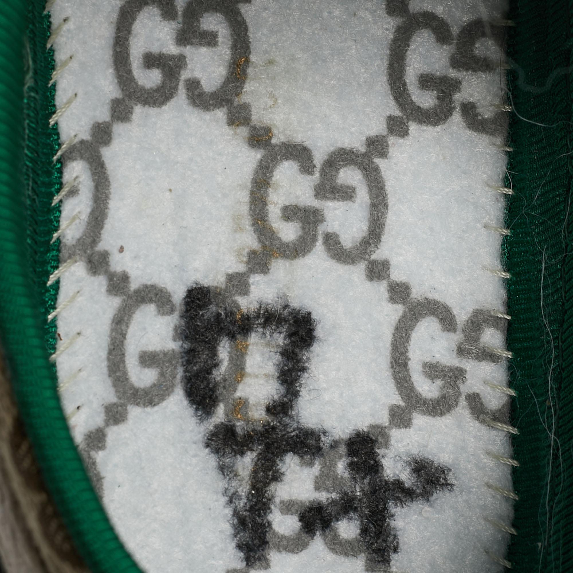 Gucci Beige/Ebony GG Canvas Tennis 1977 Sneakers Size 37.5 2