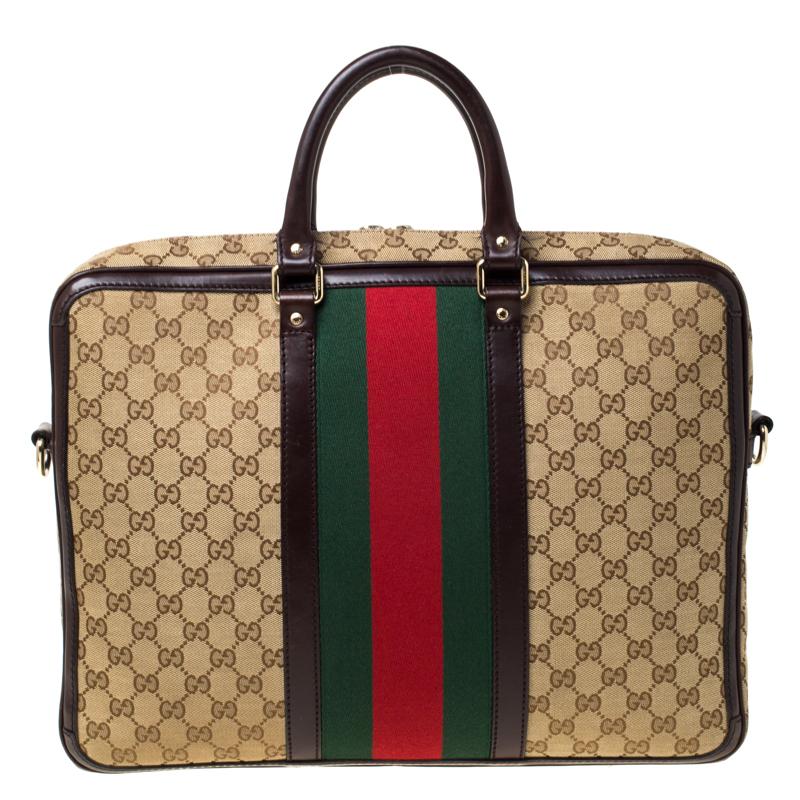 used gucci briefcase