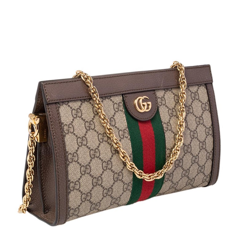 Ophidia Small GG Supreme shoulder bag in beige - Gucci