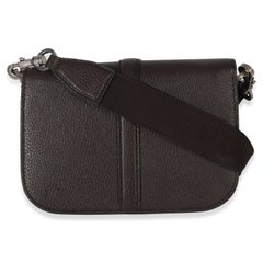 Gucci Beige Ebony GG Supreme Canvas Mini Buckle Crossbody Bag