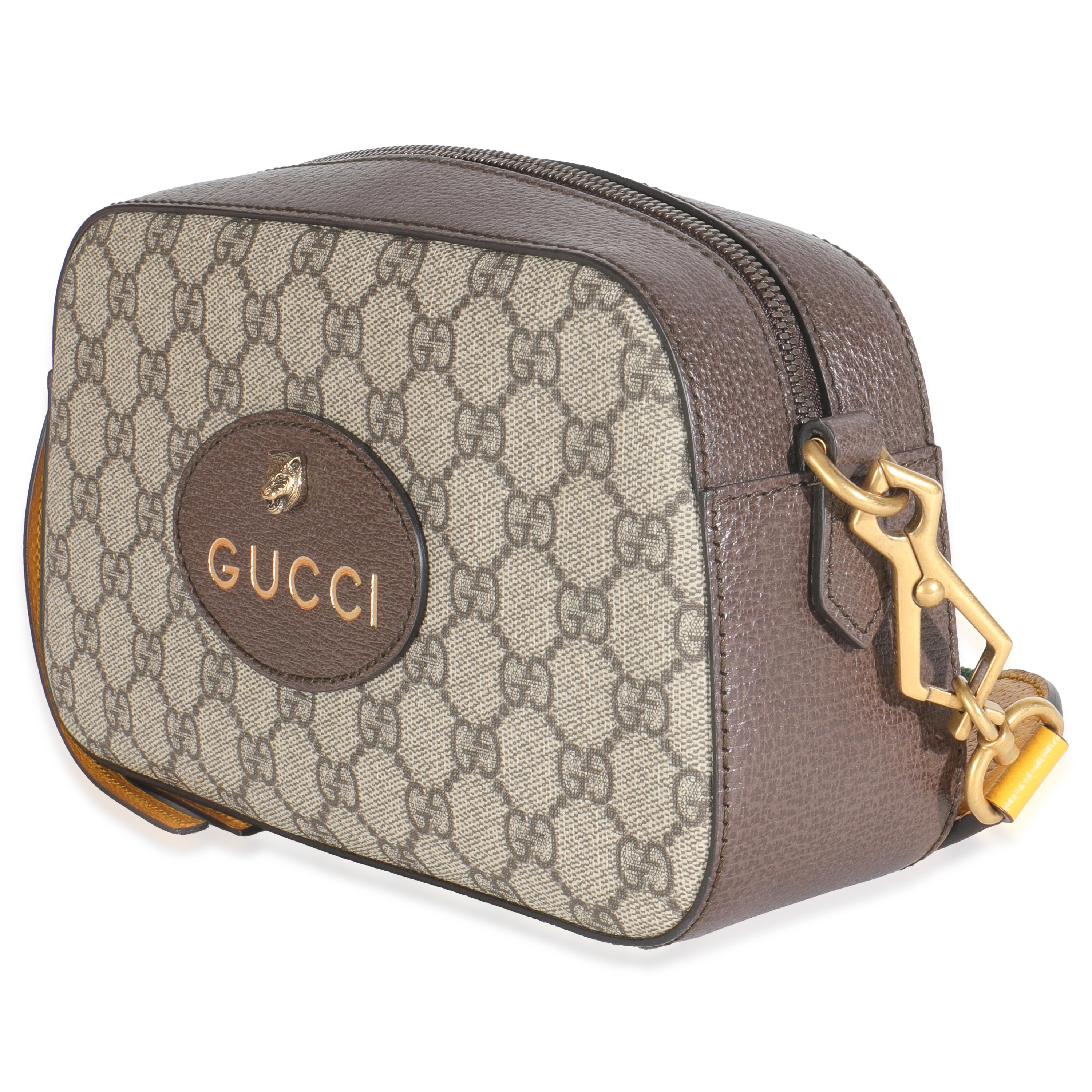 De las mujeres Bolso Mensajero Gucci Beige Ébano GG Supreme Canvas Neo Vintage en venta