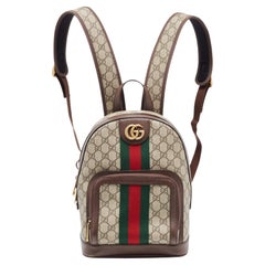 Gucci Beige/Ebony GG Supreme Coated Canvas Small Ophidia Backpack