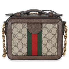 Gucci Beige Ebony Ophidia GG Mini Supreme Shoulder Bag