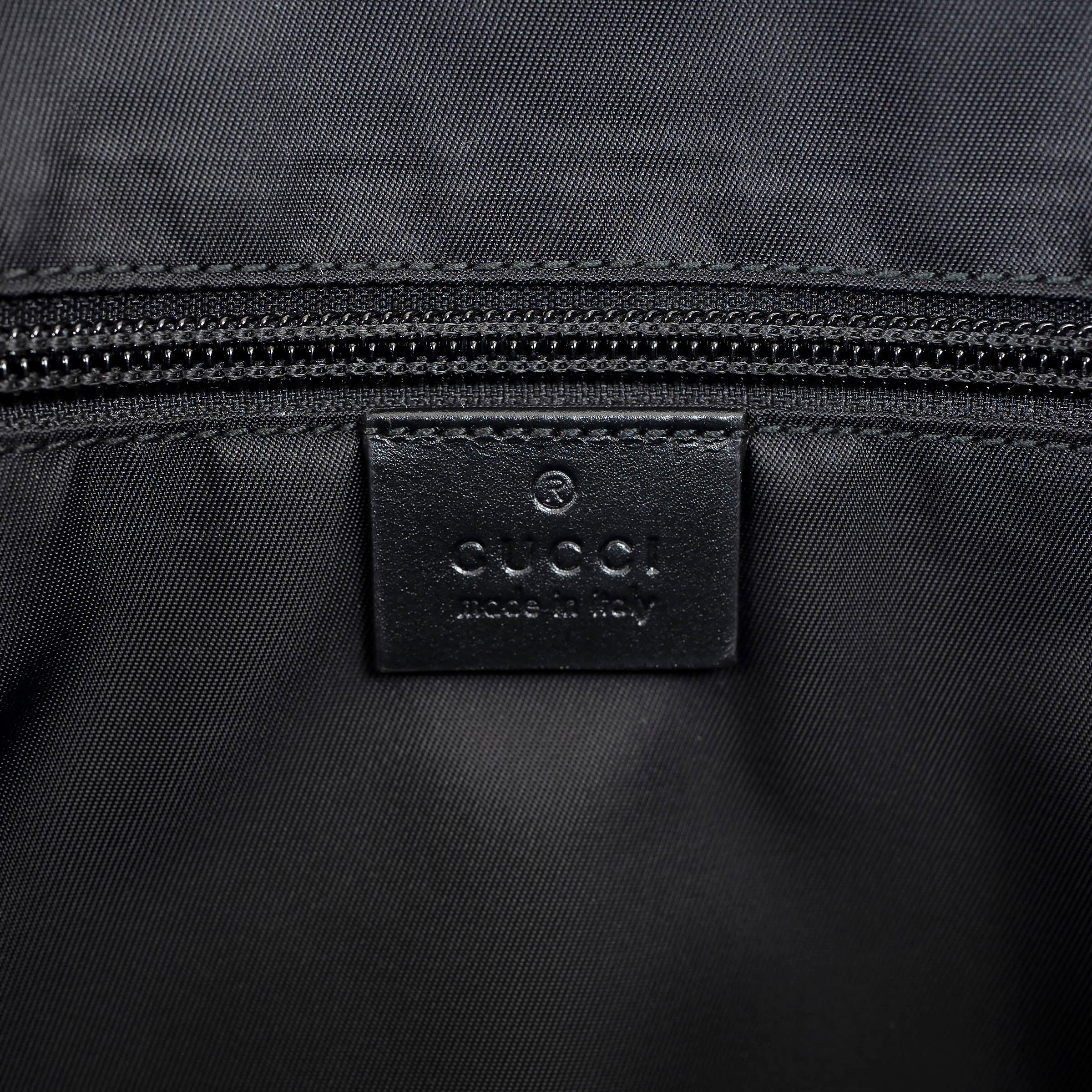 GUCCI beige ebony WEG GG SUPREME Duffle Bag 2