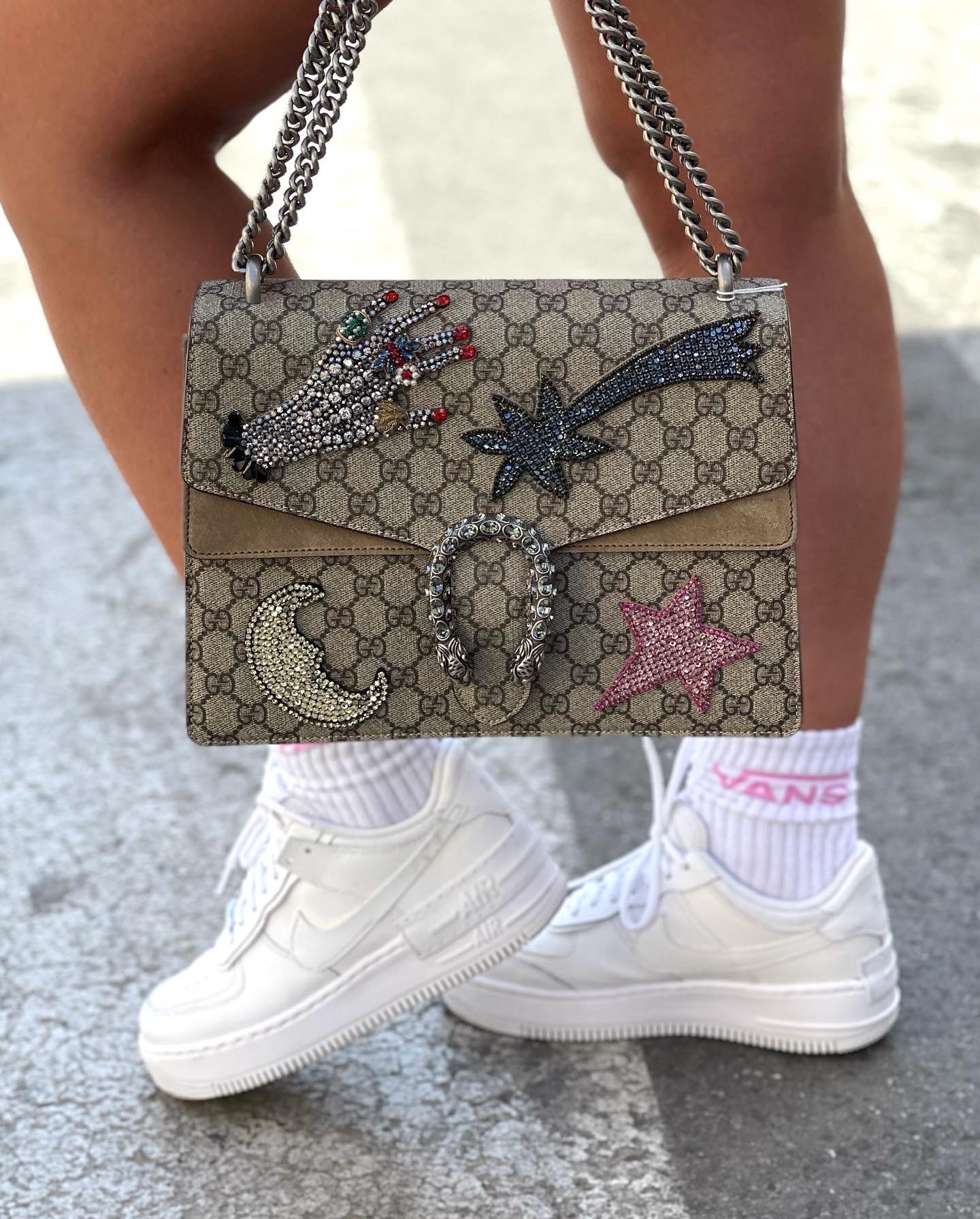 Gucci Beige Fabric Dionysus Bag 4